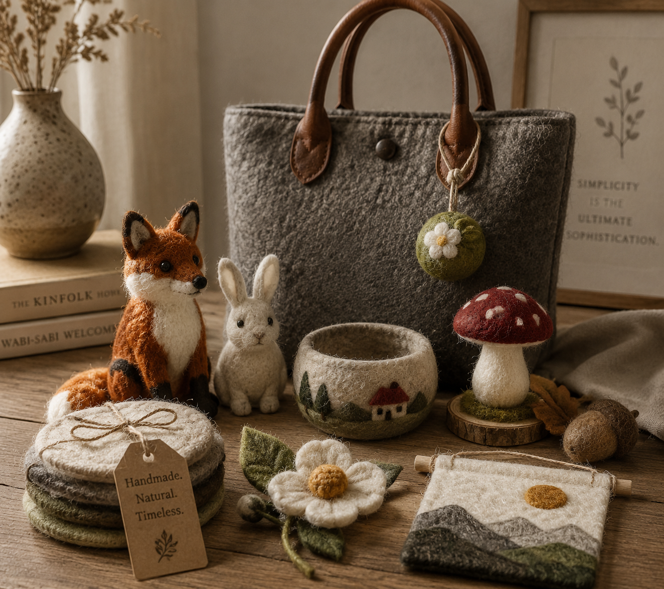 The Quiet Object: Why Handmade Wool Felt Is the Quiet Luxury Trend Nobody Saw Coming
